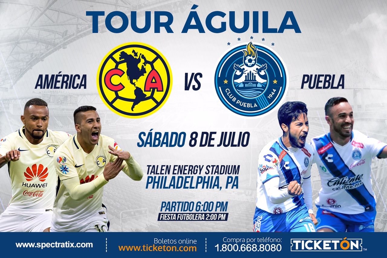 Club America Puebla Philadelphia Tickets Boletos Ticketon