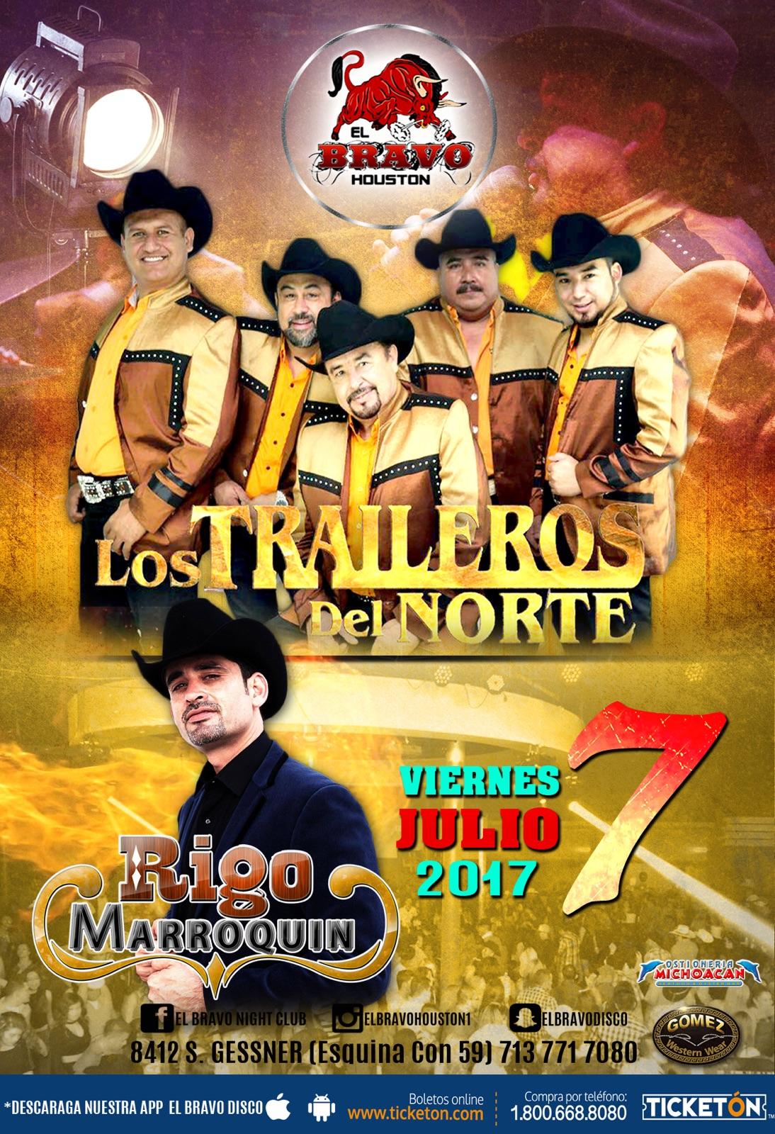 LOS TRAILEROS DEL NORTE HOUTON TICKETS BOLETOS BRAVO