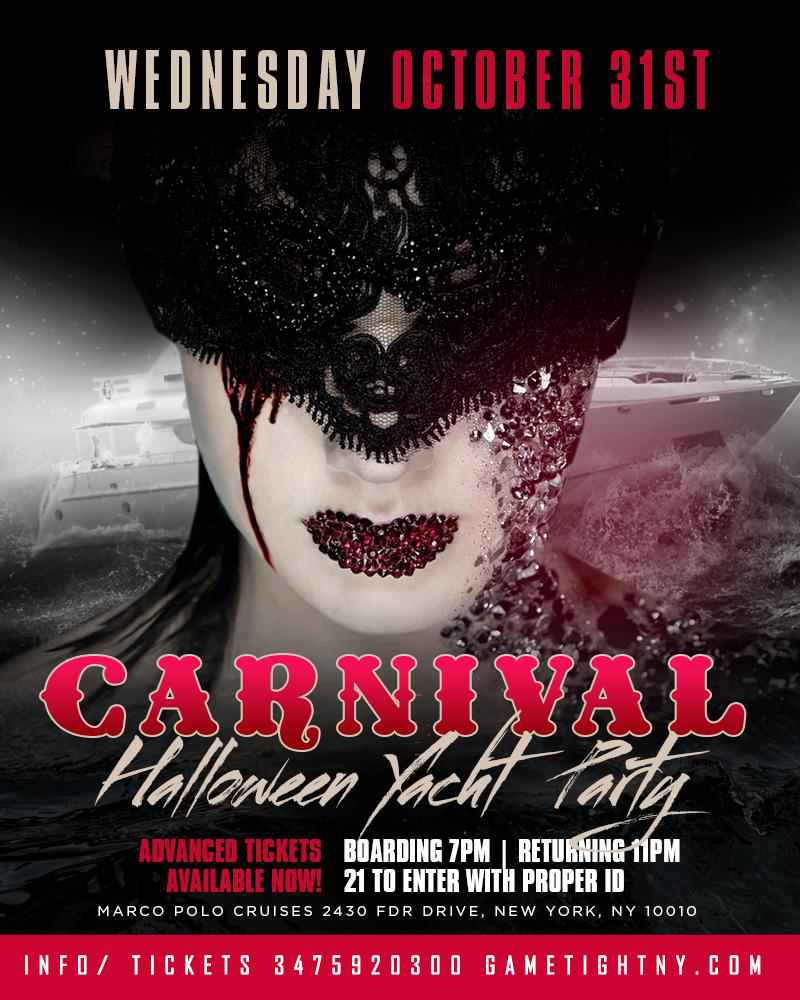 NYC Afterwork Halloween Night Yacht Party Cruise at Skyport NYC Afterwork H...