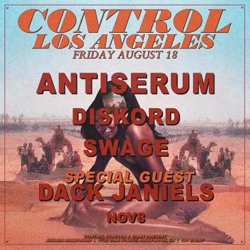 Antiserum, Diskord, Swage, Special Guest: Dack Janiels: 