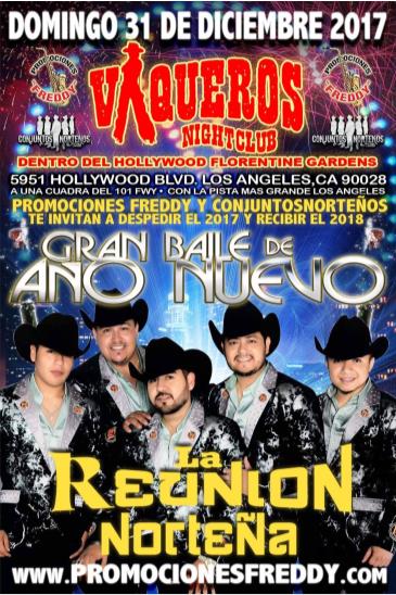 La Reunion Nortena Tickets 12/31/17