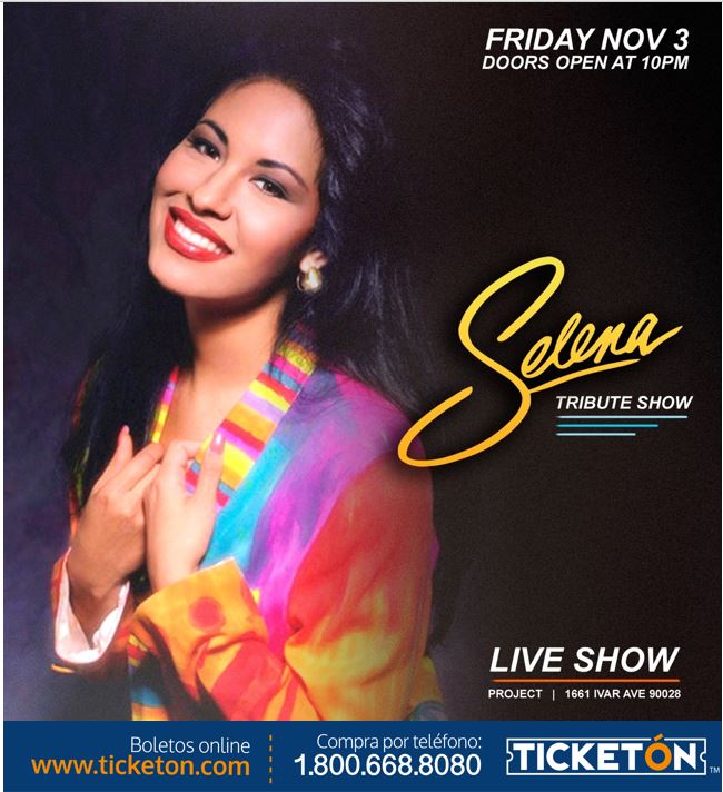 Selena Tribute Los Angeles Tickets Boletos Project Club LA