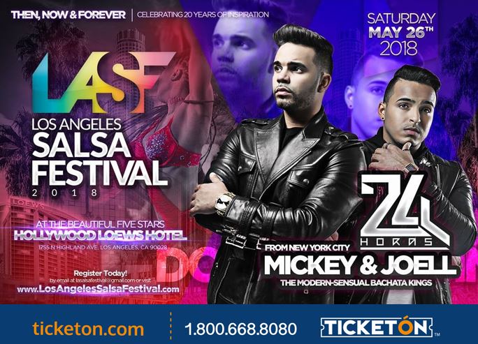LA Salsa Festival Tickets Boletos at Hollywood Lowes Hotel