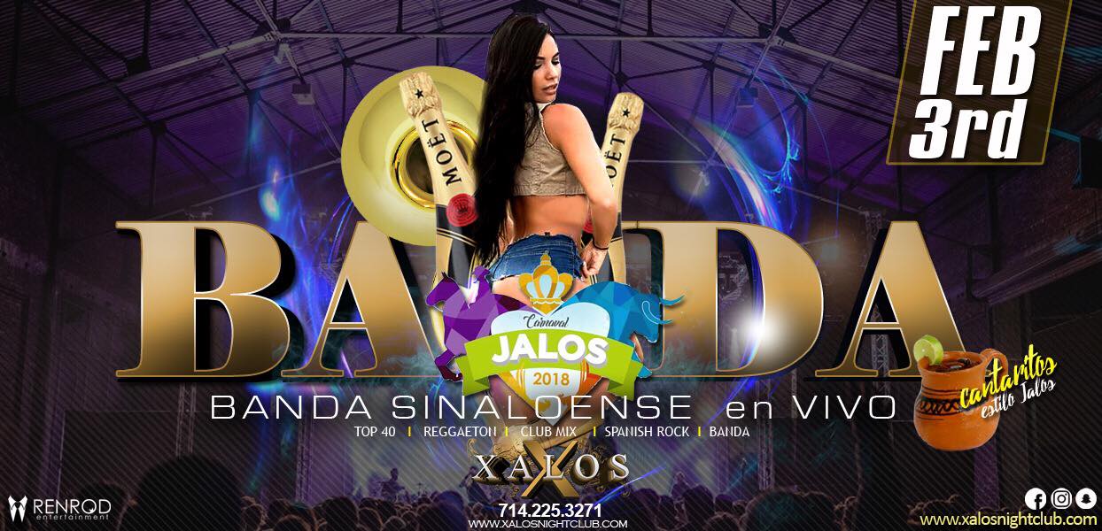 Banda Night Free Anaheim Tickets Boletos Xalos Night Club