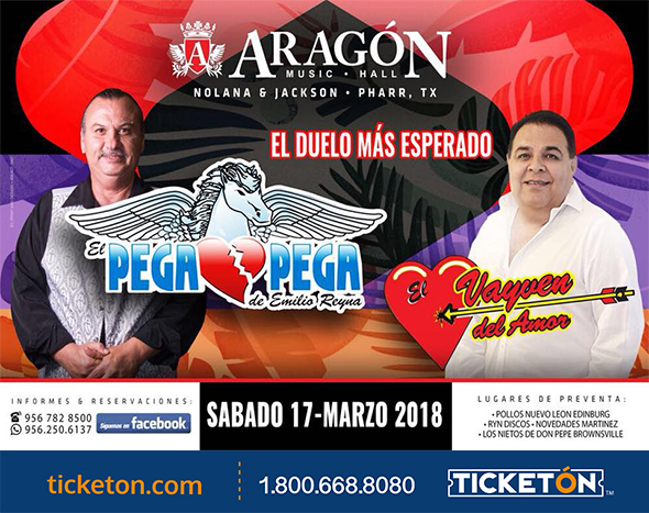 Vayven del amor Pharr Tickets Boletos Aragon Music Hall