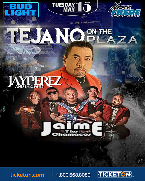 Tejano on the Plaza Houston Tickets Boletos Jones Plaza