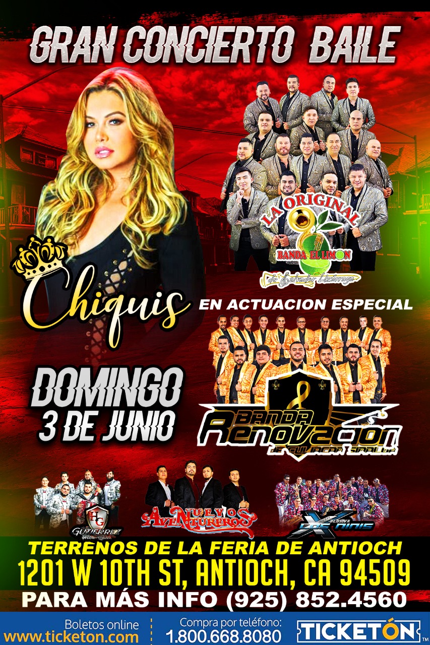 Gran concierto baile Antioch Tickets Boletos Feria Antioch