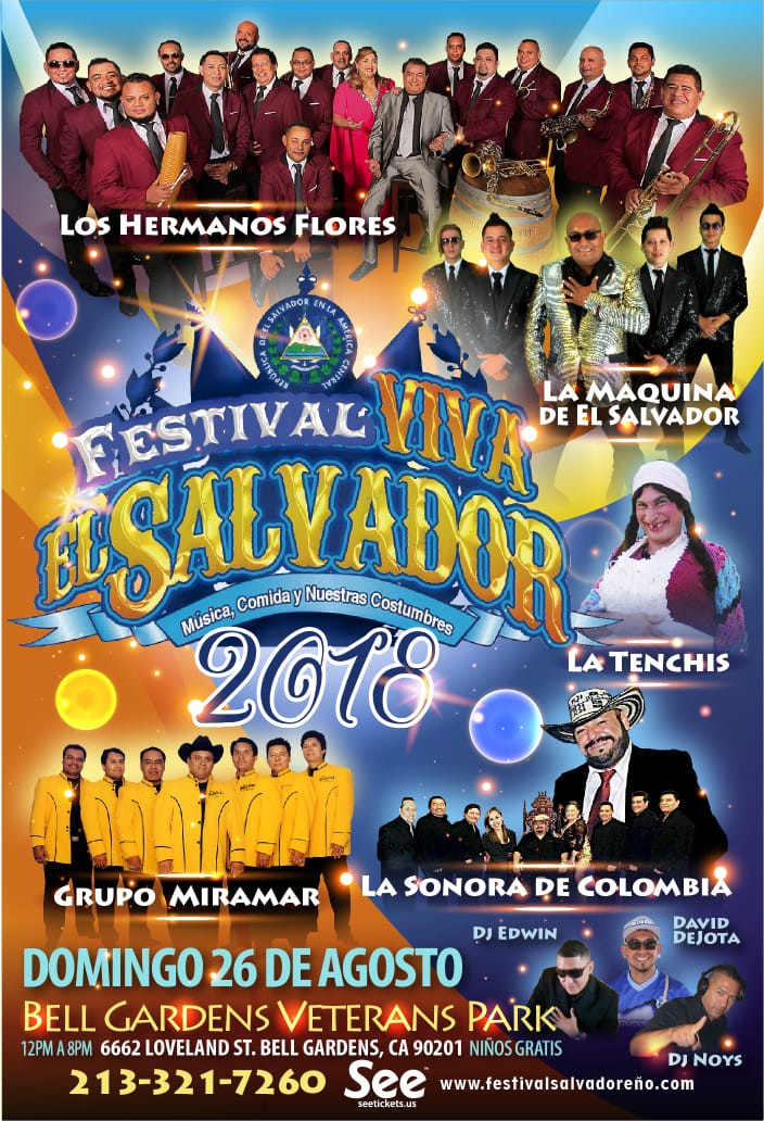Festival Viva El Salvador Tickets 08 26 18