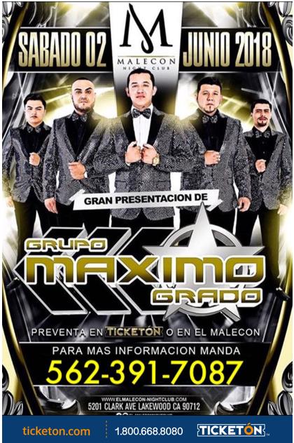 grupo maximo grado tour