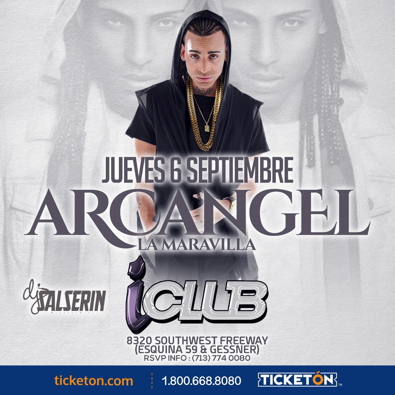 Arcangel Houston Tickets Boletos