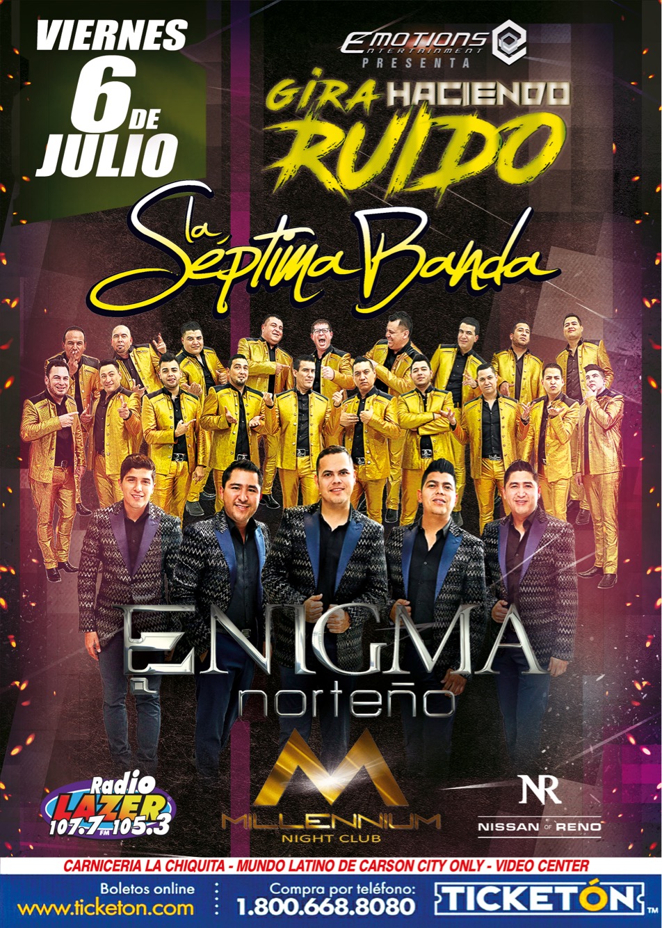 La Septima banda parks Tickets Boletos Millenium Nightclub