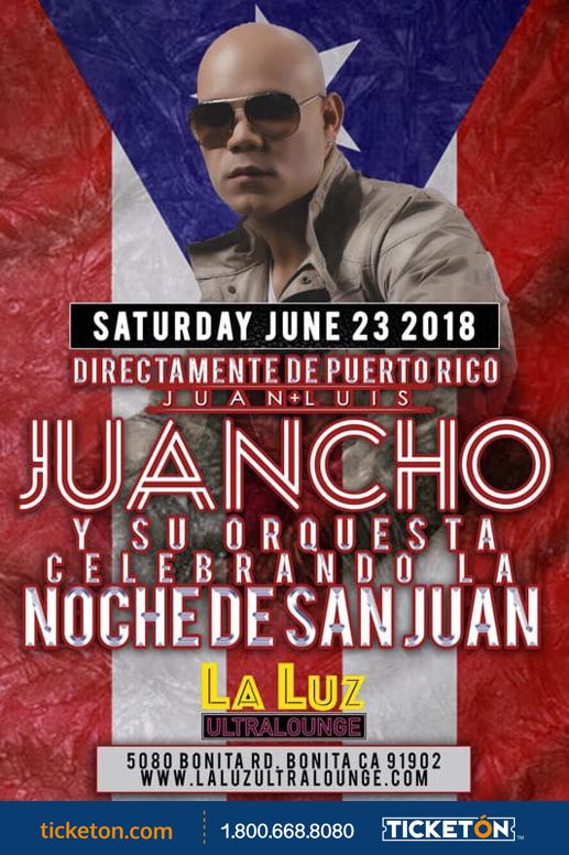 Juancho Bonita Tickets Boletos La Luz Ultra Lounge