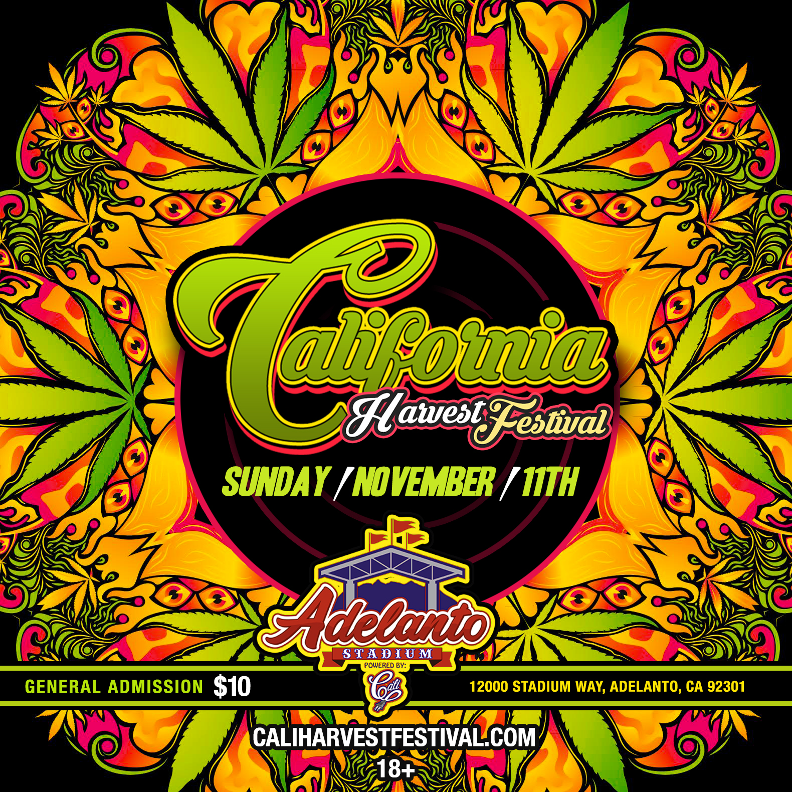 California Harvest Festival Tickets 11/11/18
