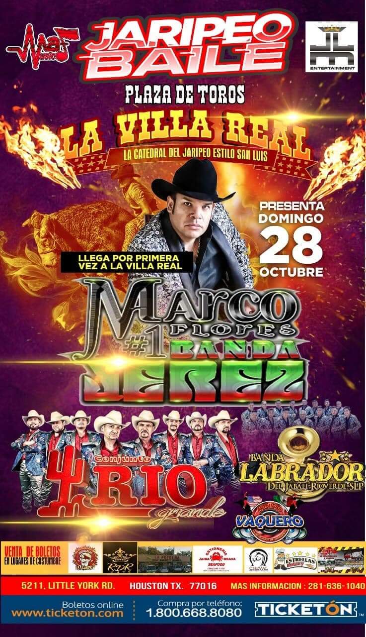 Gran Jaripeo Baile Houston Tickets Boletos La Villa Real
