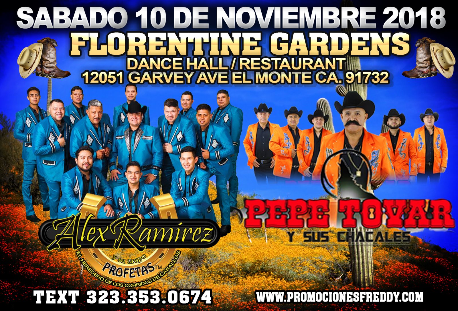 Alex Ramirez Pepe Tobar Tickets 11 10 18