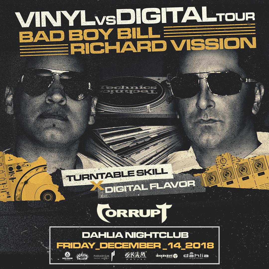 Bad Boy Bill X Richard Vission COLUMBUS Tickets 12/14/18