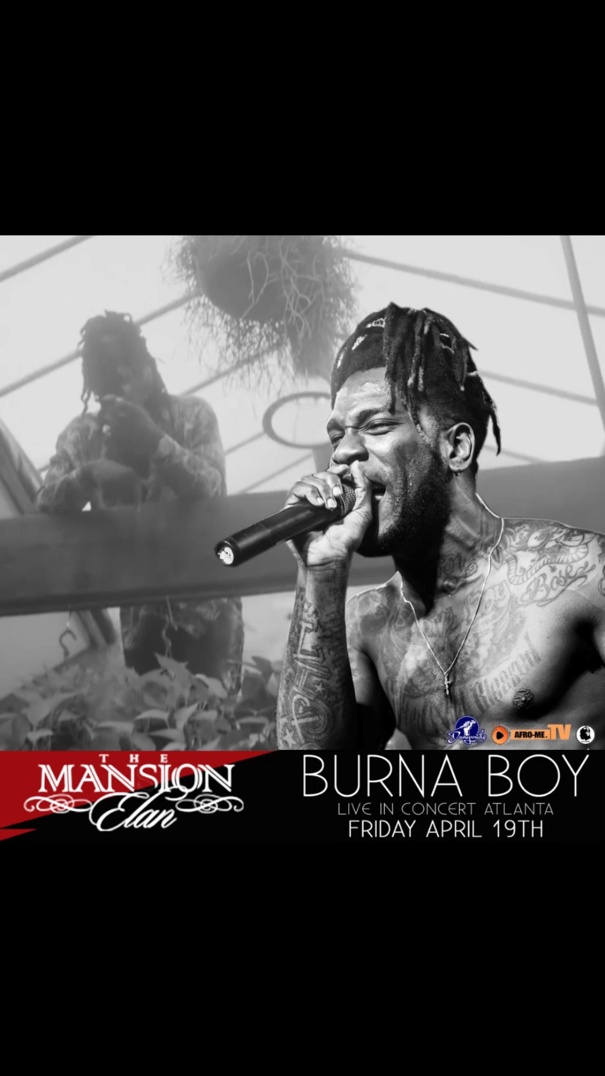 Buy Tickets to Burna Boy performing LIVE in Atlanta on Apr 19, 2019