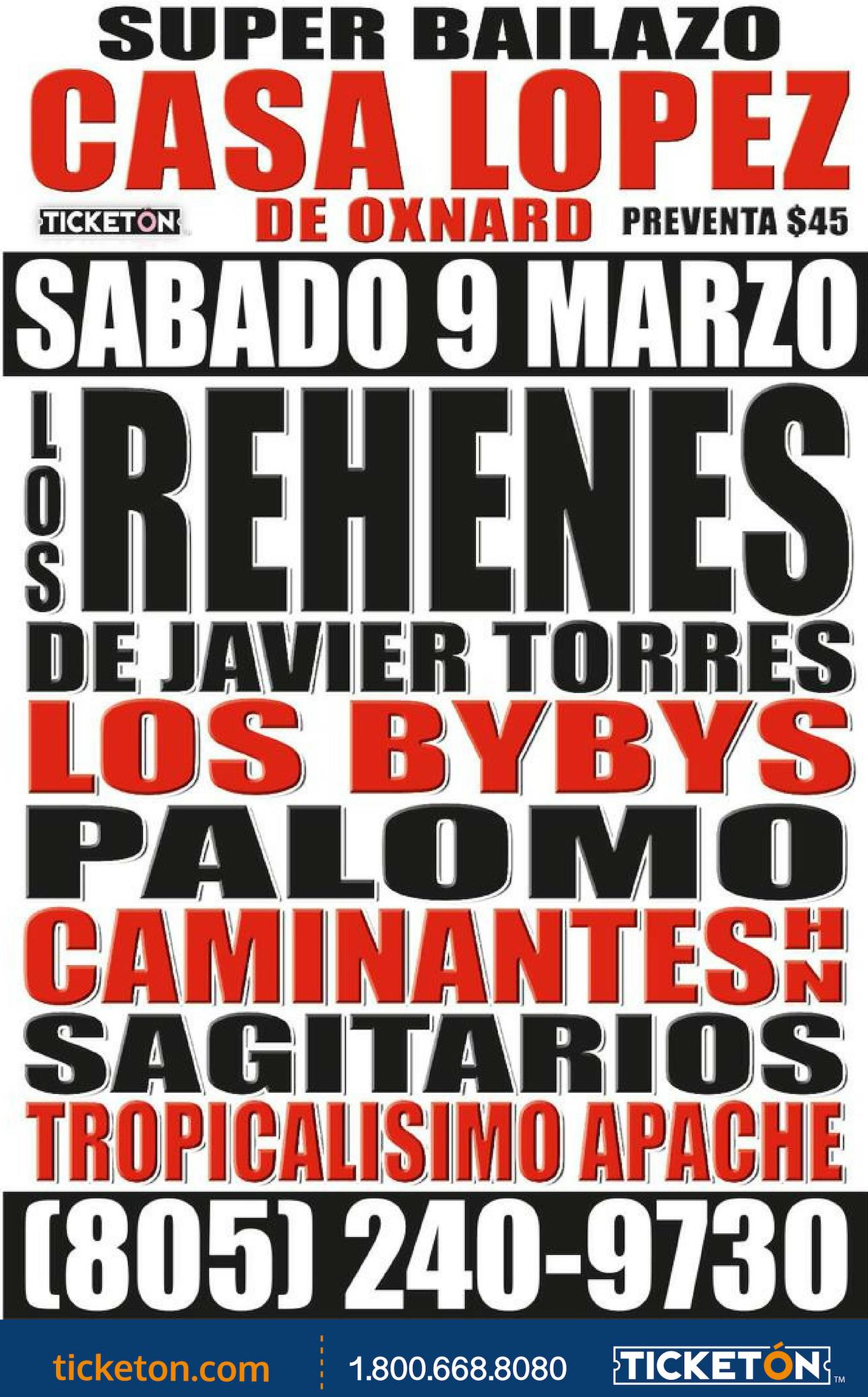 Los Rehenes Tickets Boletos Casa Lopez Oxnard