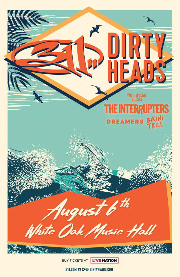 311 dirty heads tour 2019