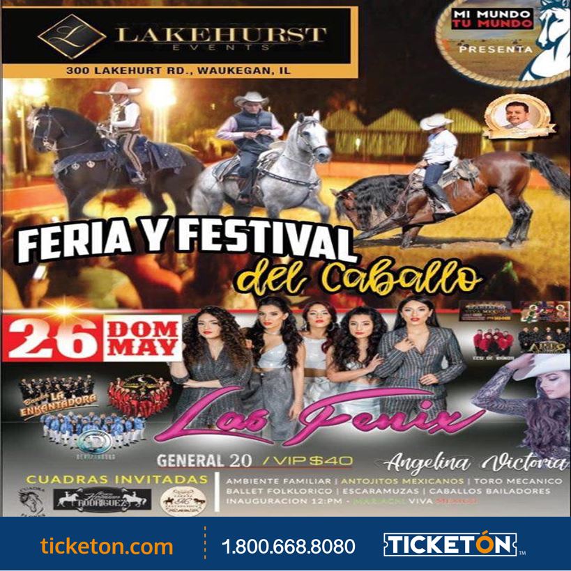 Las Fenix Waukegan Tickets Boletos Lakehurst Event Center