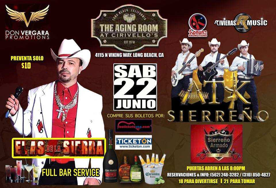 El As / Sierreno Long Beach Tickets Boletos The Aging