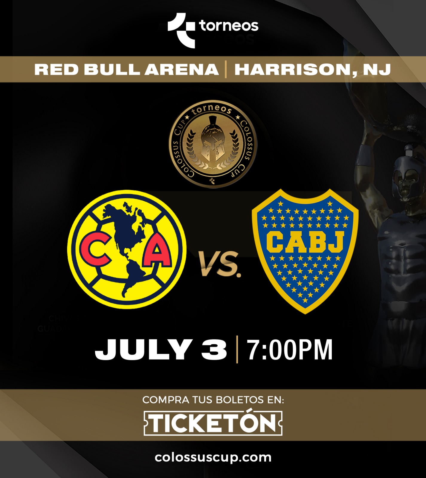 Club America vs Boca Juniors Tickets Boletos Red Bull Arena