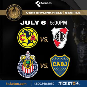 America v River Plate Chivas v Boca Juniors Tickets Boletos