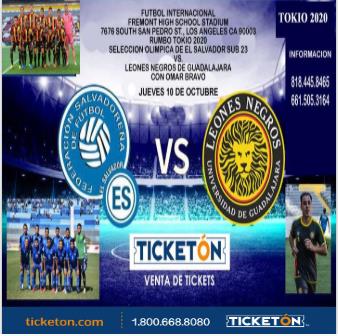 SALVADOR VS LEONES NEGROS  Tickets Boletos Fremont