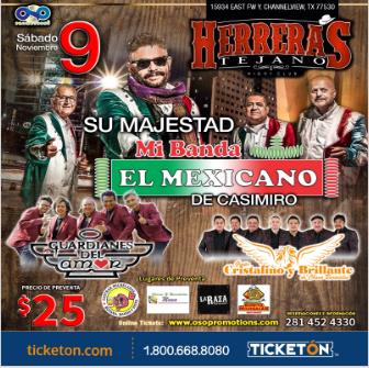 EL MEXICANO Channelview Tickets Boletos Herreras Tejano