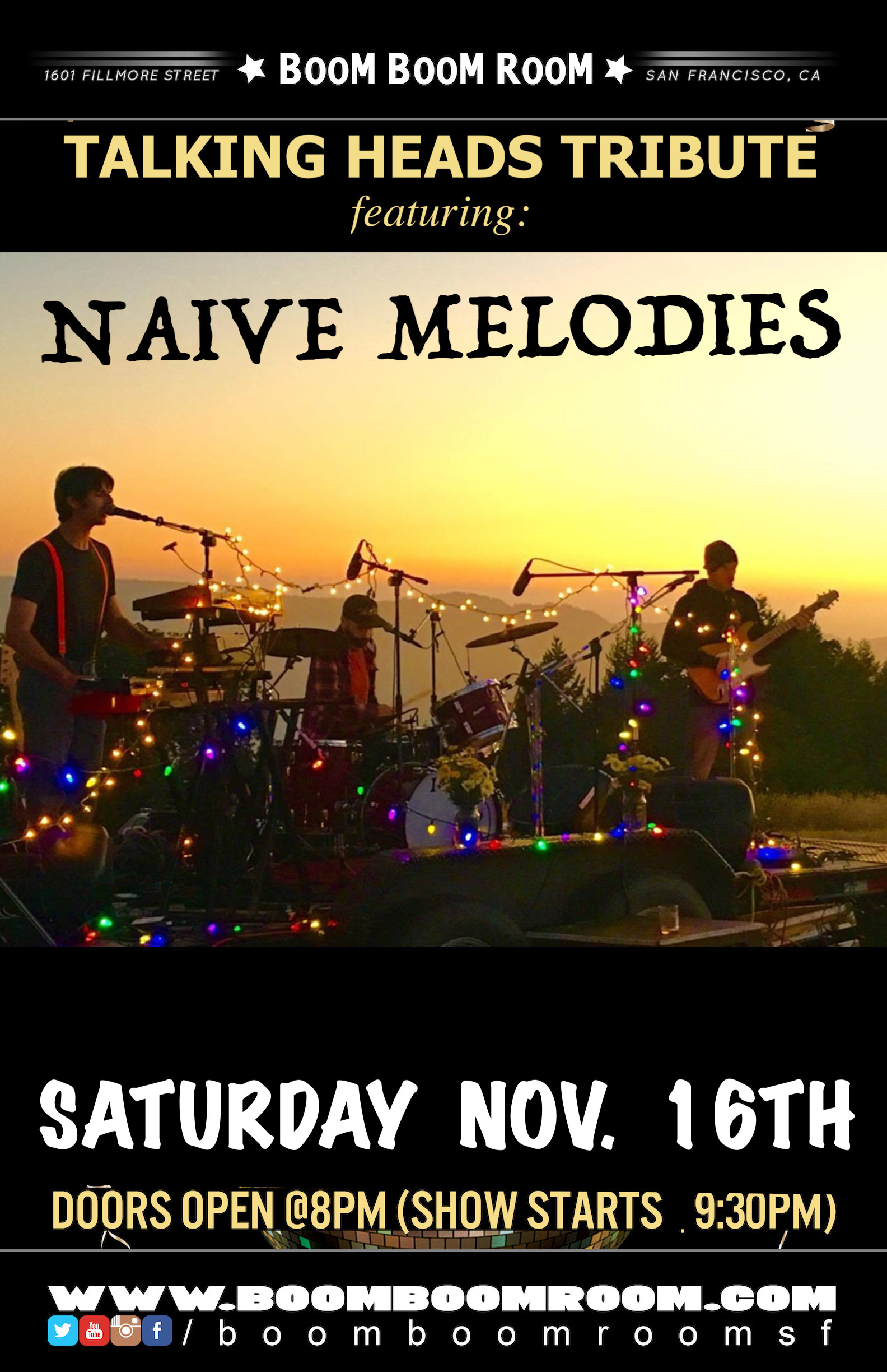 Buy Tickets To Naive Melodies Plays Talking Heads In San