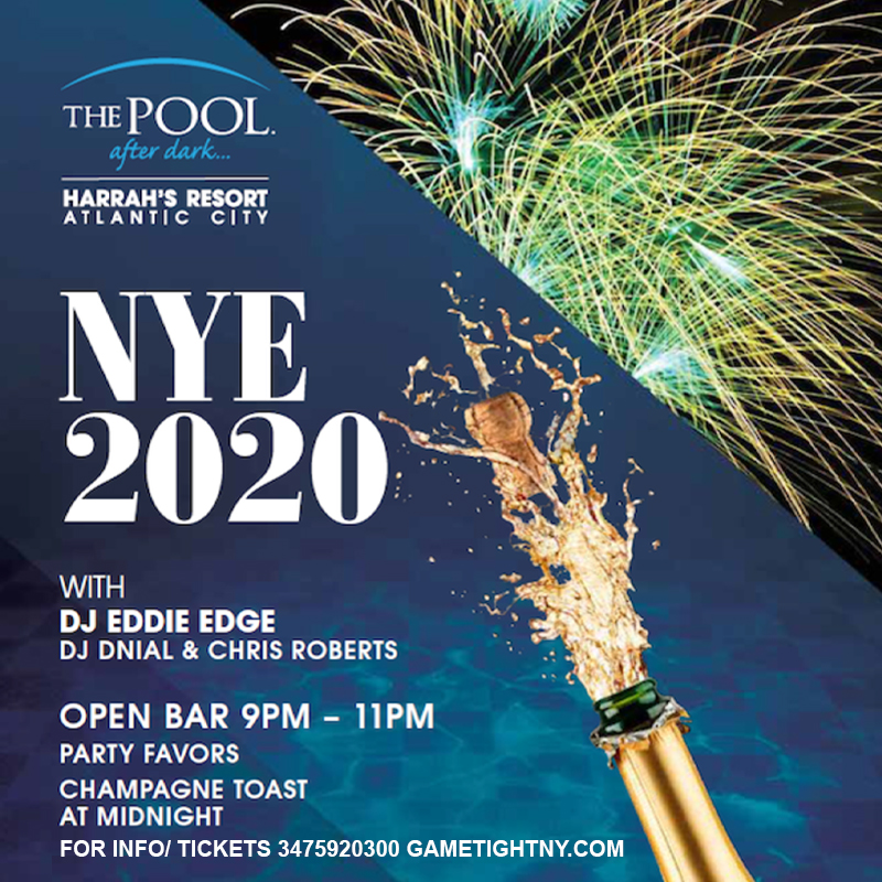 Buy Tickets to New Years Eve Atlantic City Harrahs Pool Party 2020 in