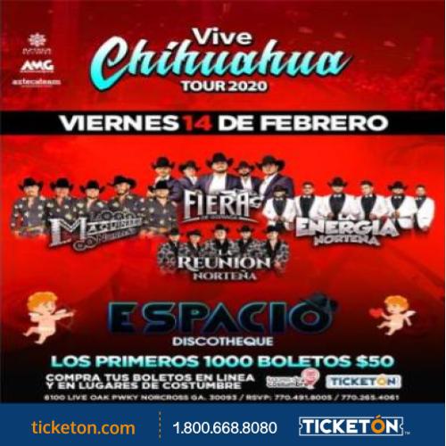 Vive Chihuahua Atlanta Tickets Boletos Espacio