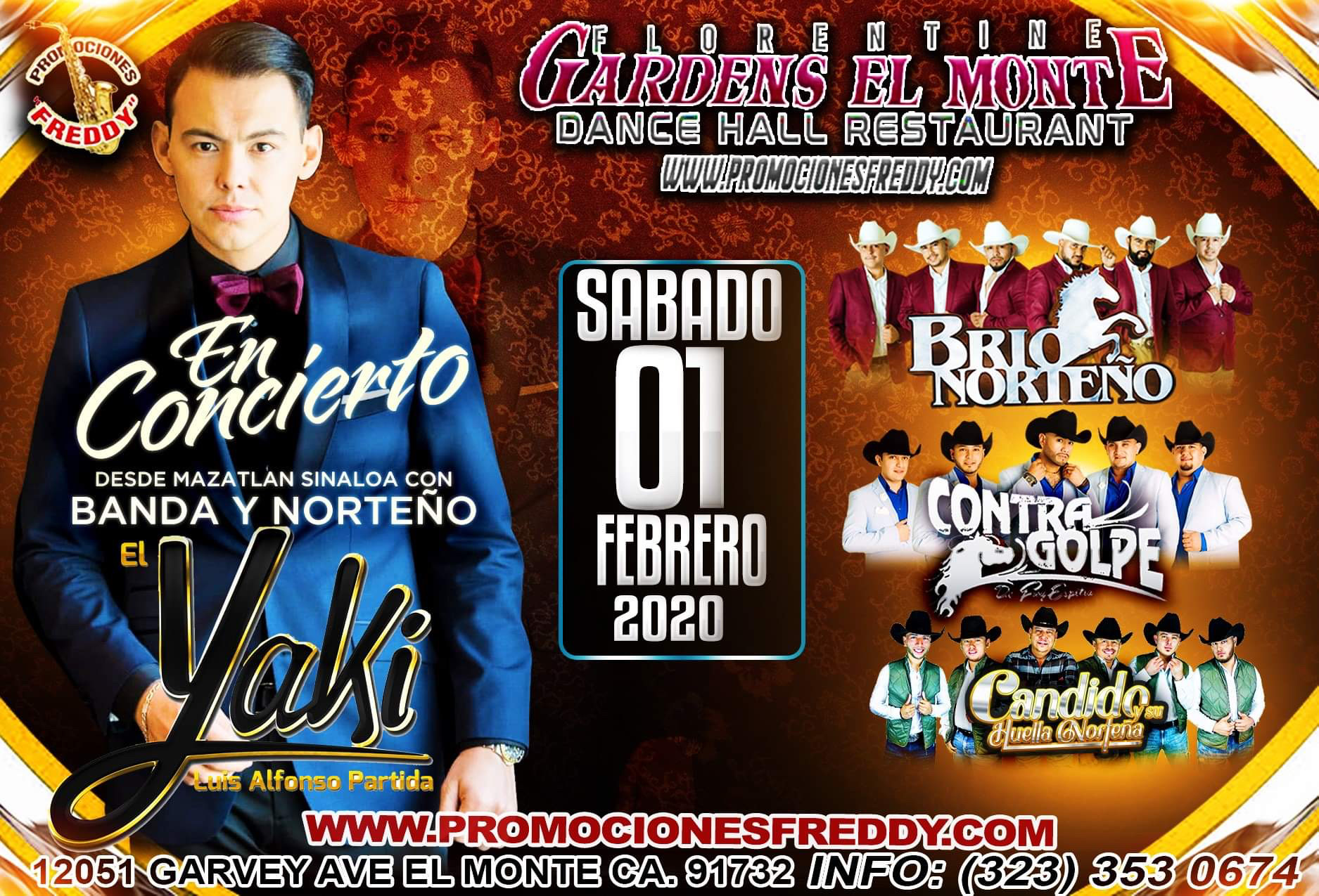 Buy Tickets To El Yaki Luis Alfonso Partida In El Monte On Feb