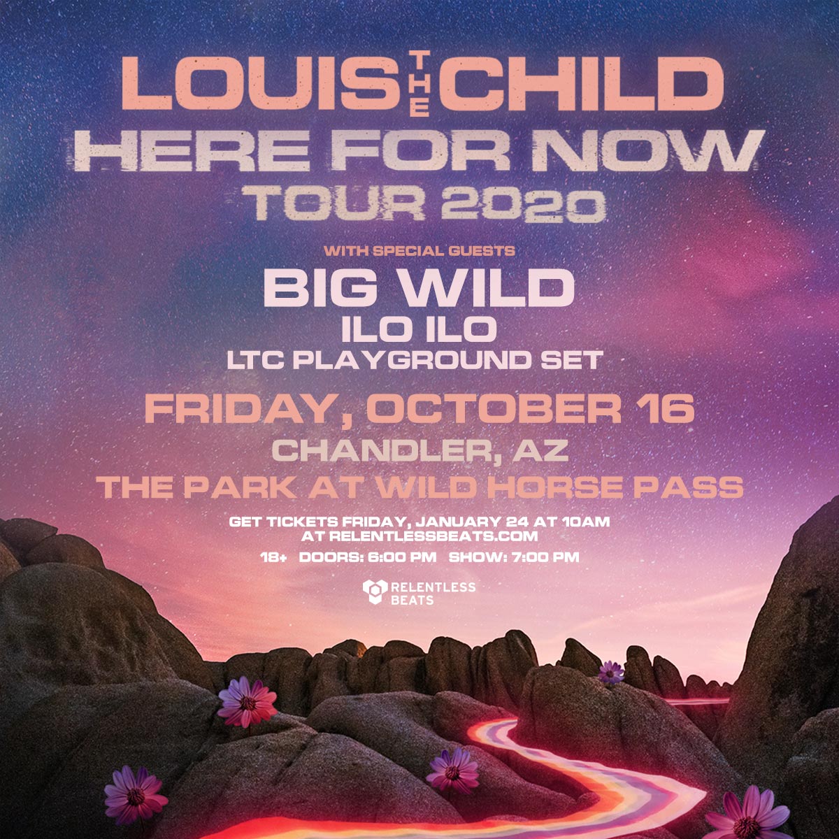 Buy Tickets to Louis The Child: Here for Now Tour in Chandler on Oct 16, 2020