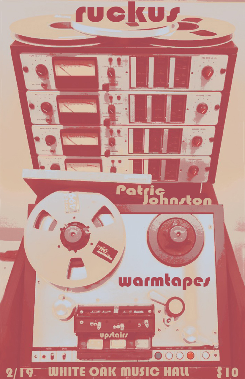 Buy Tickets To Ruckus With Warm Tapes And Patric Johnston In Houston On Feb 19 2020 seetickets us