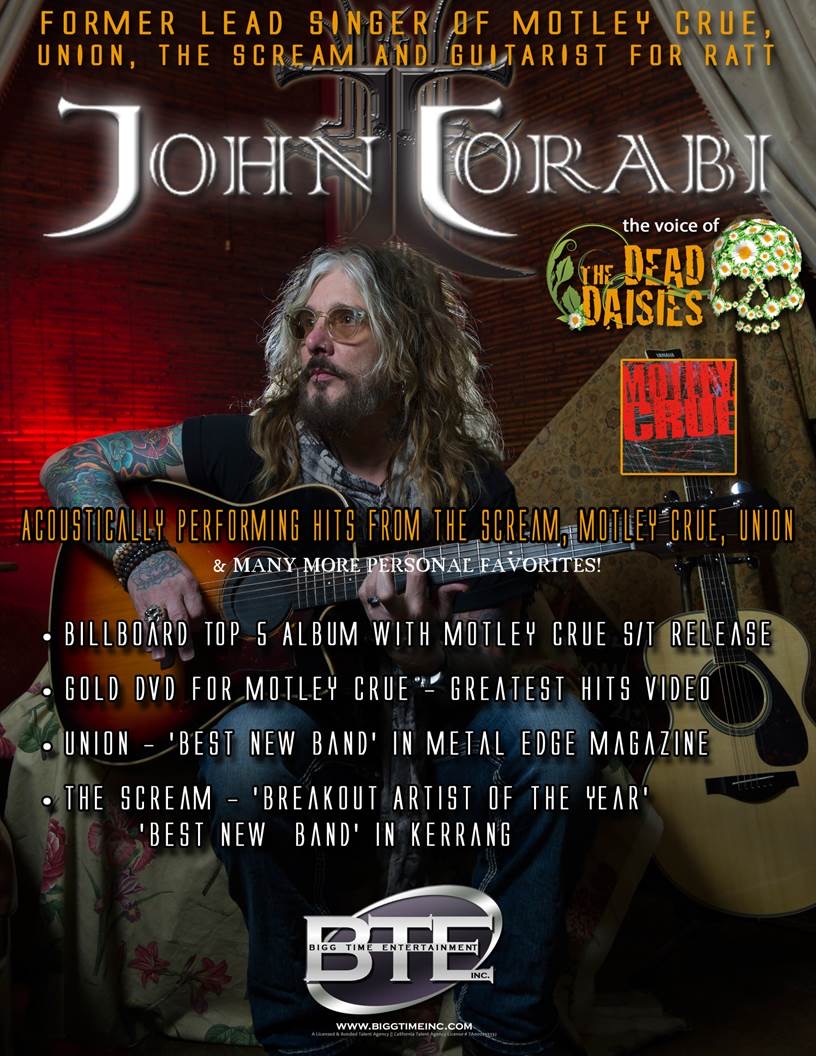 Buy Tickets to John Corabi in Jackson on Mar 06, 2020
