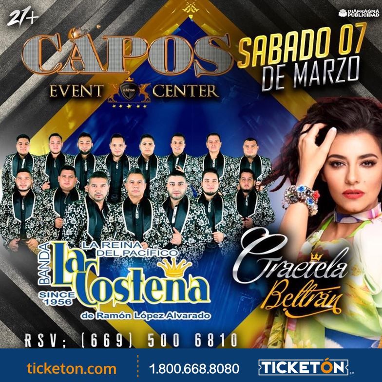 BANDA LA COSTEÑA Y GRACIELA BELTRAN Tickets The Los Capos