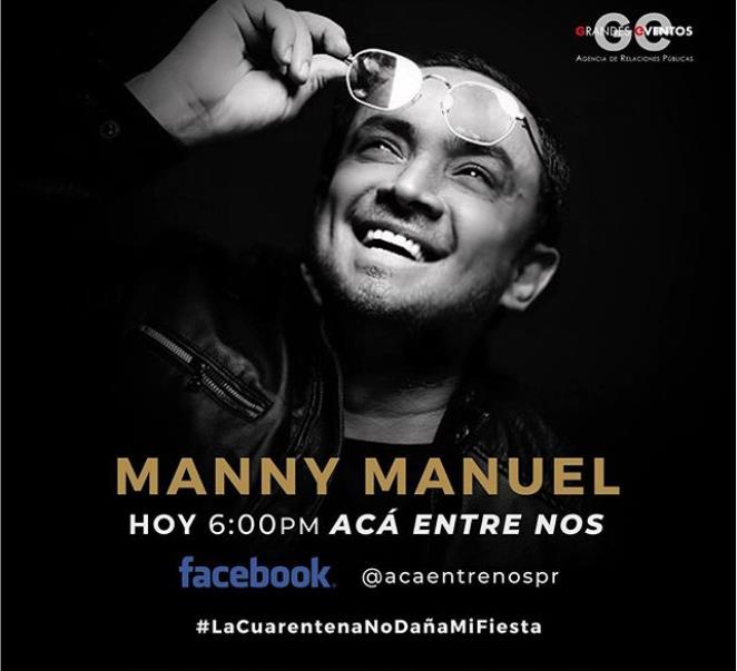Manny Manuel Free Live Concierto En Casa Ticketon