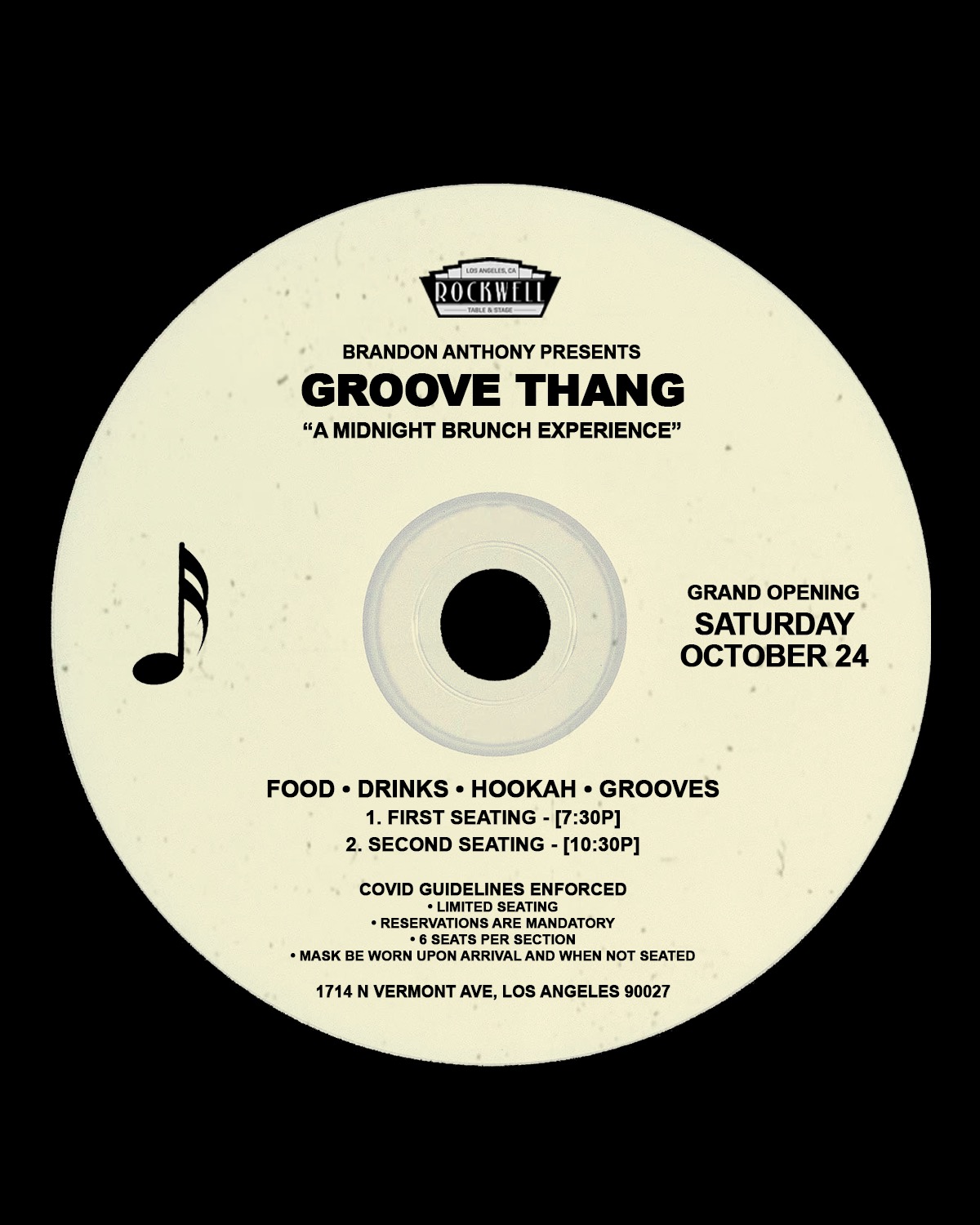 Buy Tickets to GROOVE THANG in Los Angeles on Oct 24, 2020