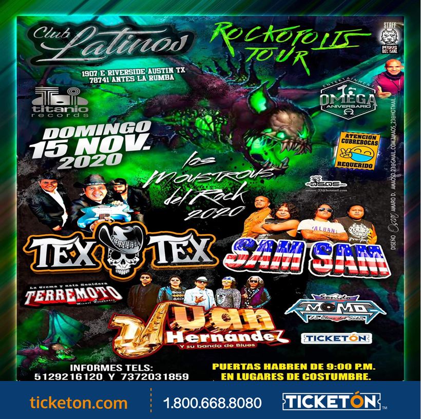 Tex Tex Austin Tickets Boletos Club Latinos Austin
