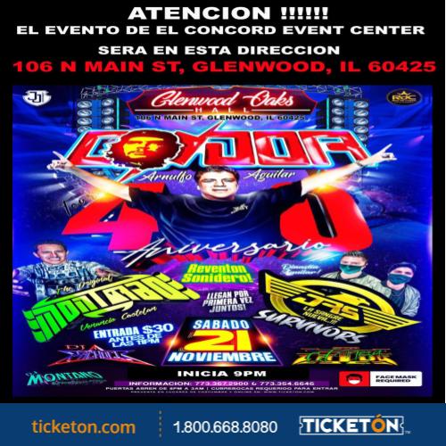 Sonido Condor Glenwood Oaks Tickets Boletos Glenwood IL