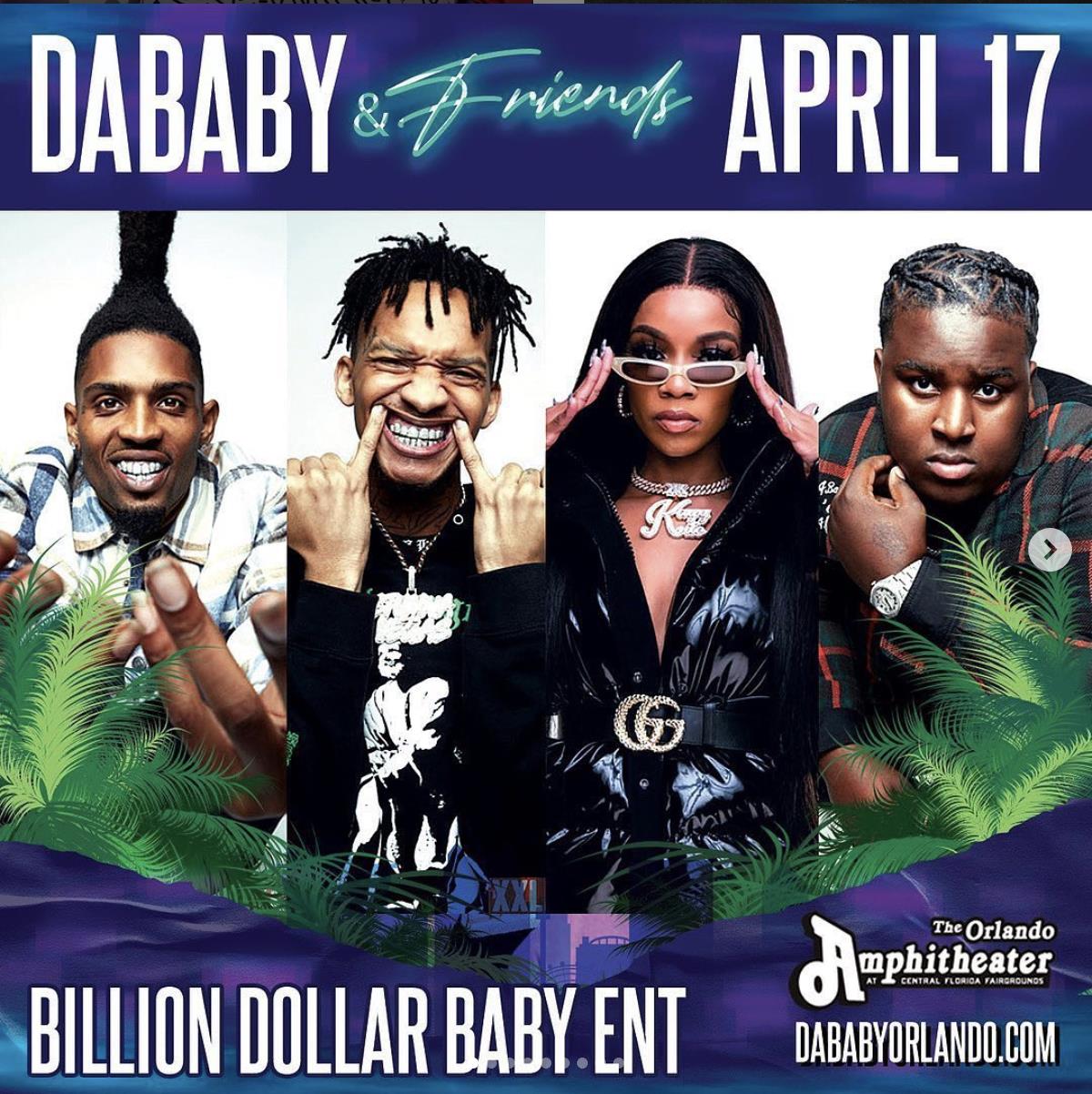 Buy Tickets to DaBaby & Friends - Orlando, FL in Orlando on Apr 17, 2021