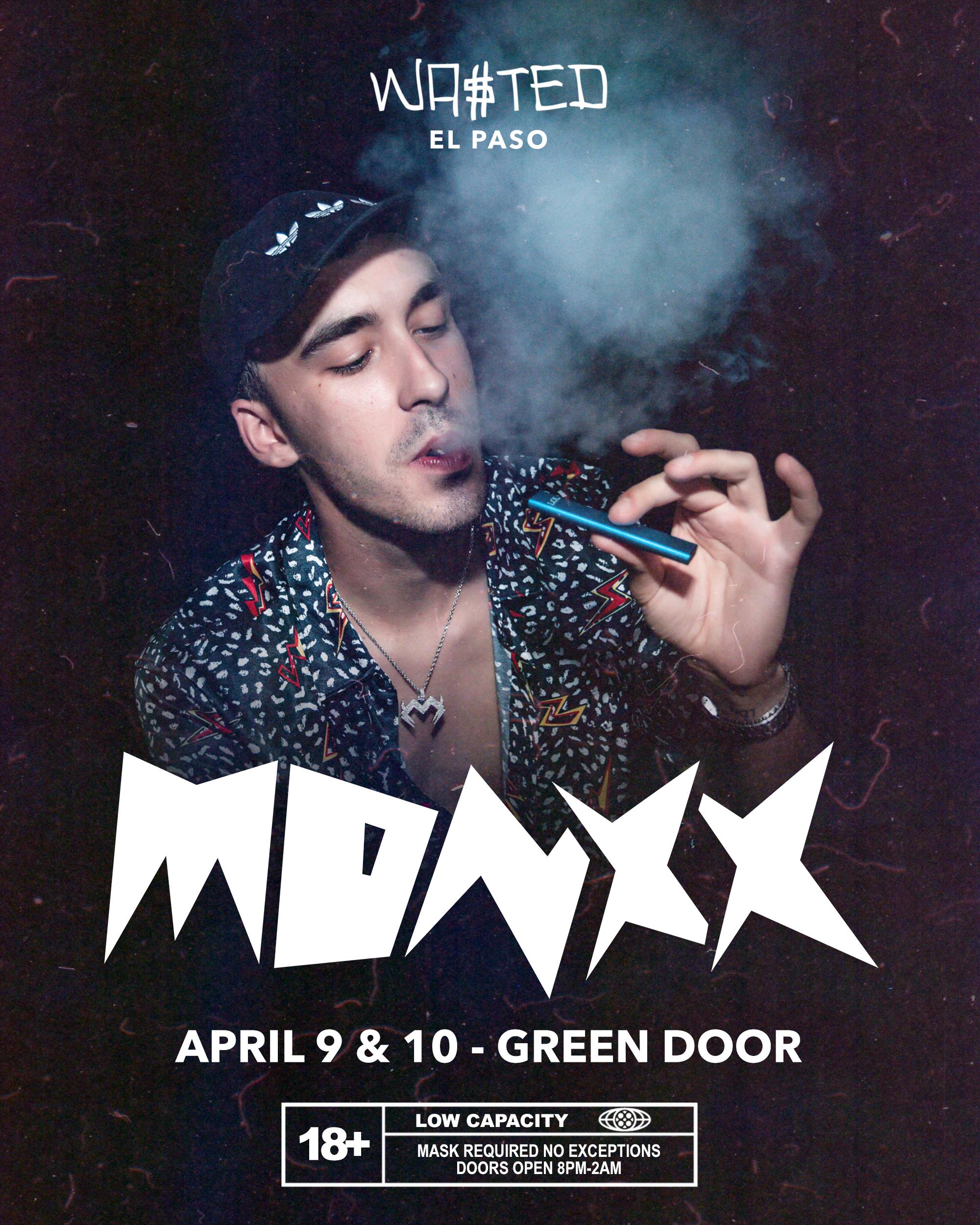 Buy Tickets to Monxx @ Green Door El Paso in El Paso on Apr 09, 2021