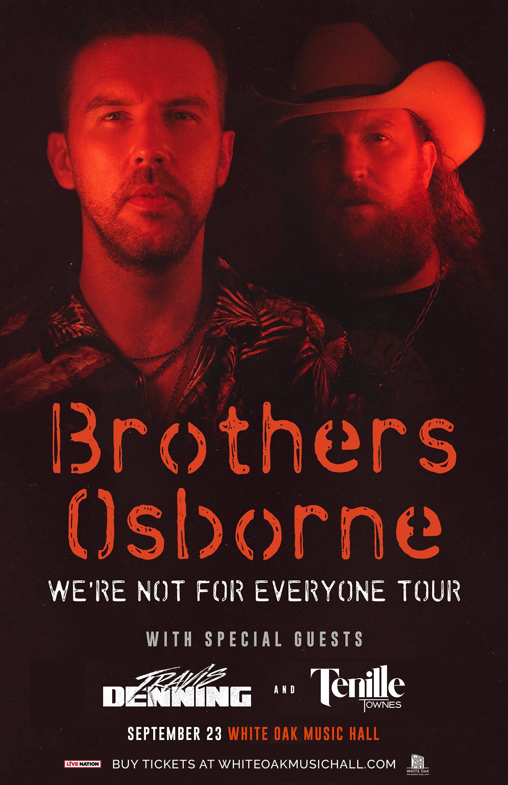 Buy Tickets to Brothers Osborne We're Not For Everyone Tour in Houston