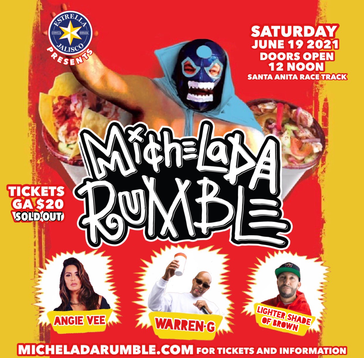 Buy Tickets to Michelada Rumble in Arcadia on Jun 19, 2021