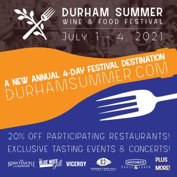 Buy Tickets to 2021 Durham Summer Wine & Food Festival in Durham on Jul ...