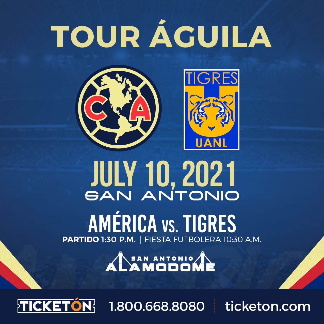 Club America vs Tigres Alamodome Tickets Boletos San Antonio TX 07