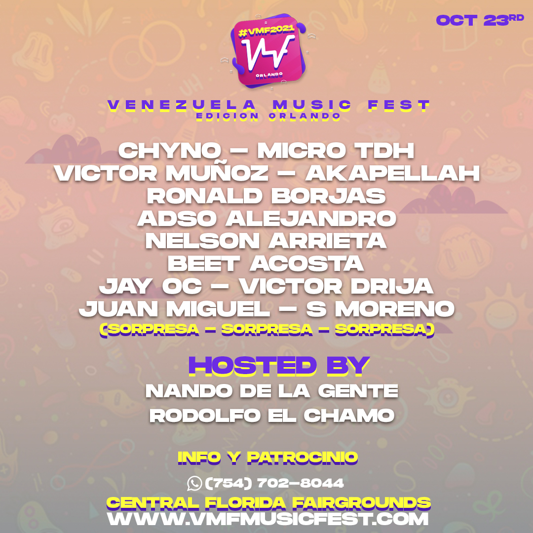 Buy Tickets to Venezuela Music Fest in Orlando on Oct 23, 2021