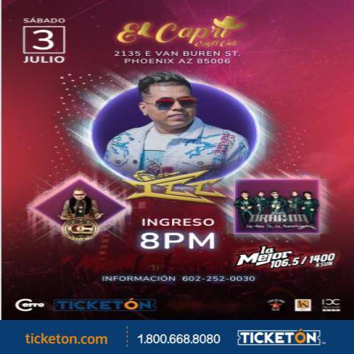 Icc - El Capri nightclub Tickets Boletos | Phoenix AZ - 7/03/21