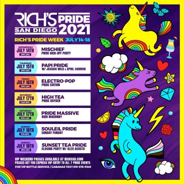 Rich's Pride 2021 Weekend: 